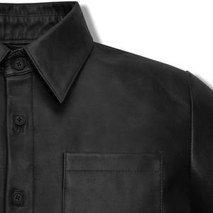 Vestes en cuir décontractées d'automne et d'hiver prix de gros vestes en cuir de haute qualité nouvelle veste d'hiver en cuir à la mode - Product Image 3