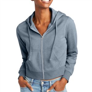 Sweat à capuche chaud en molleton pour femmes-Veste zippée légère et respirante pour tenue décontractée, gym et superposition par temps froid - Product Image 6