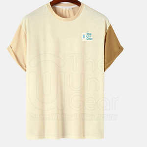 เสื้อยืดผ้าฝ้าย100% น้ำหนักเบาสำหรับผู้ชายเสื้อถักโลโก้ด้านหน้าเสื้อถักเสื้อธรรมดาเสื้อใส่ได้ทั้งชายและหญิงเสื้อใส่กลางแจ้งมาใหม่2025 - Product Image 1