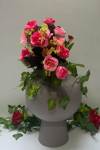 Florero de boda de hierro hecho a mano de tendencia reciente logotipo personalizado capa de polvo terminado para la decoración del hotel en casa-Metal al por mayor - Product Image 4