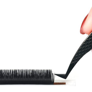 Y Ted ested holholesale taintainless Teel iiamond RIP yyelash Tweezers/ 90 egegree noluolume Ash weeweezer - Product Image 6