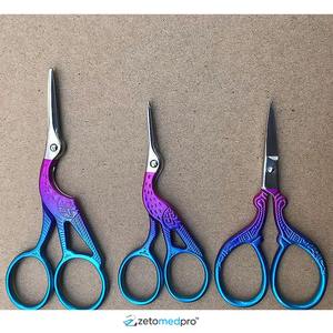 Ciseaux de qualité supérieure, colorés, pour une coupe de précision en beauté, design ergonomique, ciseaux en acier inoxydable - Product Image 6