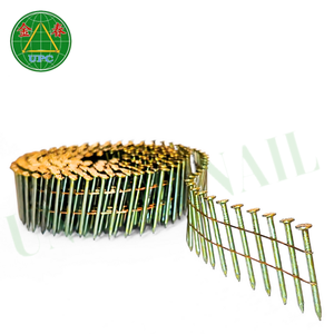 Industrial Vietnam-Made 1-1/4 "X 0.083" Clavos de bobina de acero liso Cabeza a cuadros Fuerte potencia de sujeción Tamaños personalizados Pistola diseñada - Product Image 1