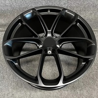 Jantes 5x130 20 21 22 pouces Jantes noires en alliage forgé sur mesure pour Porsche Cayman 981 982 718 GT4 Cayenne GTS Turbo Macan