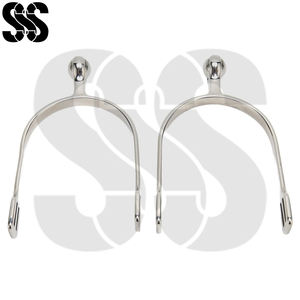 Espuelas de Acero Inoxidable de Alta Calidad, Diseño Moderno y Personalizado, Juego de 4 para Equitación Inglesa y Occidental, Entrenamiento Diario y Competición - Product Image 3