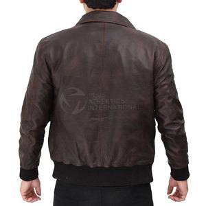 Veste en cuir de haute qualité pour homme, style urbain, couleur personnalisable, 100 % cuir, modèle 2026, en vente - Product Image 3