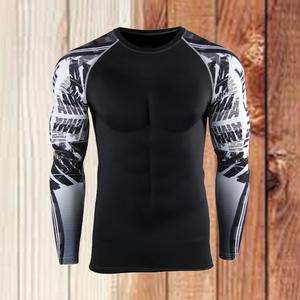 Ensemble Rash Guard de Compression Imprimé Personnalisé pour Hommes, Protection Anti-échaudures, Short de Jiu Jitsu BJJ MMA, Vêtements de Combat, Prix de Gros - Product Image 2