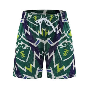 Pantalones Cortos Sublimados de Marca Privada, Nuevo Ingreso, Servicio OEM, Precio al por Mayor, Diseño Personalizado - Product Image 3