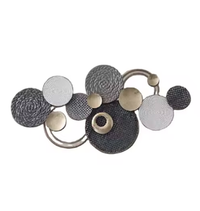 Arte de pared de Metal de lujo, decoración para el hogar, Hotel, restaurante, sala de estar, decoración de estilo 2025, arte de pared colgante montado en la pared - Product Image 5