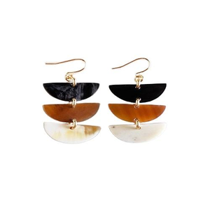 Pendientes de cuerno de media luna de Hanoi Made Trade by glowin fashion - Product Image 1