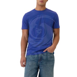 Camiseta Personalizada de Alta Calidad con Logotipo de Marca Propia, Lavada, Estilo Vintage, 100% Algodón, Cuello Redondo, Corte Holgado - Product Image 1