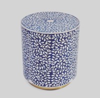 Meubles en incrustation d'os très demandés Tables d'appoint Table en incrustation d'os au design de luxe indien pour chambre à coucher Beaux meubles indiens