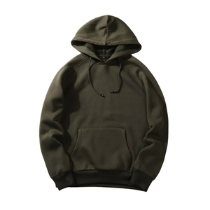Vente directe usine – Sweat à capuche homme grande taille, coupe classique, streetwear, molleton épais en coton/bambou/polyester – Vente en gros - Product Image 3