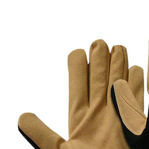 Gants de mécanicien robustes sur mesure à vendre Gants de mécanicien demi-doigts confortables vente en gros - Product Image 4
