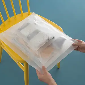 하이 퀄리티 맞춤형 인쇄 재 밀봉 깨끗한 지퍼 잠금 비닐 봉투 포장 의류