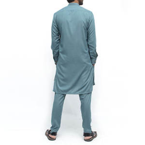 Salwar Kameez indien de haute qualité pour hommes, dernières couleurs, vêtements musulmans Shalwar Kameez - Product Image 3