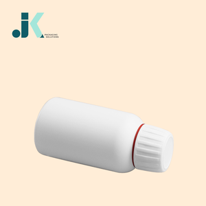 Solutions d'emballage JK Bouteille d'emballage ronde en HDPE pour sirop 90 ml avec couvercle blanc Solutions OEM/ODM Vietnam M0306 - Product Image 2
