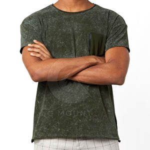 Camisetas de Hombre con Lavado Ácido, Casuales, de Verano, Manga Corta, Moda Urbana, Ligeras, Suaves, Elegantes, para Uso Diario - Product Image 4