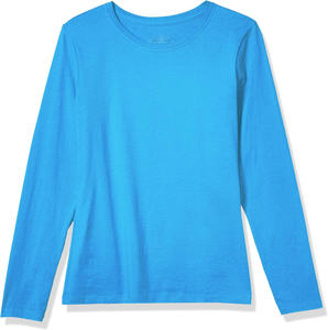 Ropa de mujer al por mayor de verano, camiseta de manga larga personalizada con cuello redondo, camisetas de talla grande para mujer - Product Image 3