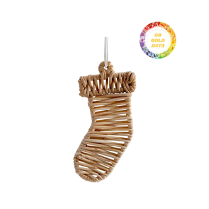 ของตกแต่งคริสต์มาสทำมือหวายเป็นมิตรกับสิ่งแวดล้อมพร้อมการส่งออกที่น่าสนใจสำหรับการเผยแพร่ทั่วโลก - Product Image 1