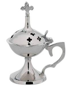 Brûleur d'encens en laiton de Style minimaliste pour les chrétiens Accessoires religieux Décoratif de Noël Porte-encens le plus tendance - Product Image 6