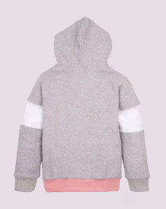 Sweat à capuche à fermeture éclair en molleton de coton 100% pour homme coupe surdimensionnée séchage rapide respirant hiver - Product Image 2