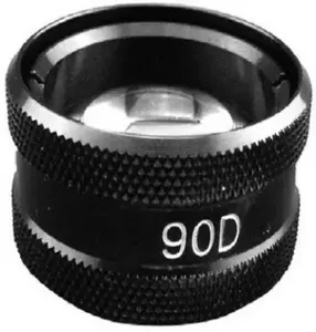 Lentille asphérique 90D en instrument d'optique de forme ronde noire en verre Fundus prêt à expédier - Product Image 1