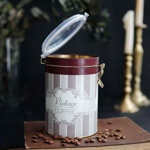 กล่องโลหะกลมหรูหรา1.1L ขนาด Ø105x150มม. พร้อมตะขอลวดและฝาโปร่งใส - Product Image 3