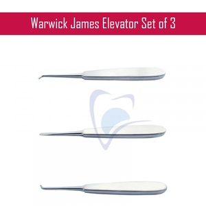 Vente chaude Premium Export Qualité Dentaire Chirurgical Instruments En Acier Inoxydable Dent Extraction Warwick James Racine Ascenseurs Ensemble - Product Image 5