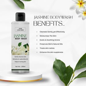 Gel de Ducha Refrescante, Limpiador Profundo, Aclarante, Nutritivo e Hidratante Suave con Aroma a Jazmín - Product Image 2