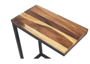 Sheesham Wood Iron Set <b>3</b> <b>Nesting</b> <b>Tables</b> Modern Industrial Antique Eco-Friendly Handcrafted Home Furniture Decor Wholesale India - Product Image 2