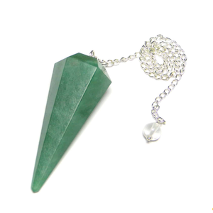 หินคริสตัลธรรมชาติสำหรับรักษาลูกตุ้มเนไฟรไลต์หยกสีเขียว - Product Image 5