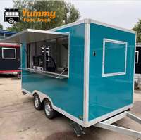 Camión de Comida Personalizado, Remolque de Comida Móvil, Carritos de Cerveza, Helados y Café para Exteriores, Remolques de Comida Totalmente Equipados