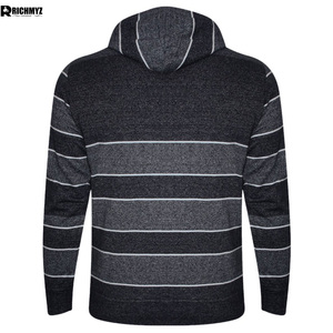 Sudadera con Capucha Personalizada de Moda para Hombre, Sudadera Informal de Forro Polar de Algodón con Logotipo Frontal y Cremallera para Invierno, Sudaderas con Cremallera Personalizadas para Hombre - Product Image 3