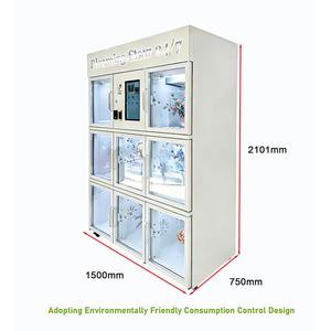 ตู้จำหน่ายดอกไม้แบบปรับแต่งได้หลายภาษา 24 ชม. - รับชำระเงินหลากหลายรูปแบบ <span class=keywords><strong>บัตร</strong></span>/เงินสด/เหรียญ ตู้แช่ดอกไม้ประหยัดพลังงาน - Product Image 2