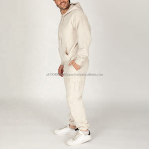 Custom LOGO <b>Sweatshirt</b> and Cargo Joggers Tracksuit for Men Stylish Gym Outfit and Casual Sportswear - Product Image 3