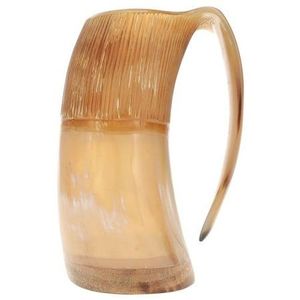 TAZA DE CUERNO VIKING MODERNO TAZA DE CUERNO TAZA DE CAFÉ con base de madera Cuerno vikingo con hecho a mano para ocasión navideña - Product Image 3
