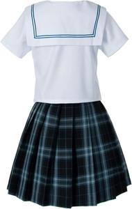 Camisa Escolar Blanca Personalizada para Niñas, Manga Corta y Cuello Fusionado, Suministro de Fábrica para Uniforme Escolar Femenino - Product Image 5