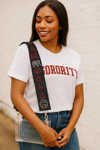 Handmade Glass Beaded Adjustable Chevron Purse <b>Strap</b> <b>Replacement</b> with Customizable Color & Shape-Model Ms-wc-001-MS Handicraft - Product Image 3