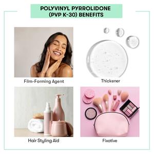 VedaOils Polyvinyl Pyrrolidone (PVP K-30) Poudre de qualité technique pour soins et coiffage capillaires multi-usages - Product Image 3