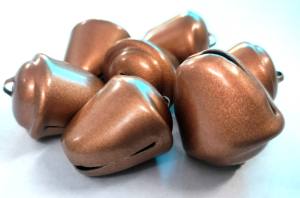 Escultura de Hierro Pintada con Diseño de Bolea China Moderna, Marrón Gungroo, de Doble Cara, para Decoración Navideña, Bodas y Hogar - Product Image 3