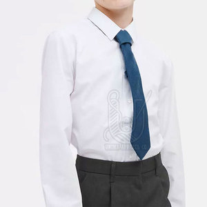 ชุดนักเรียนชายฤดูร้อน ชุดนักเรียนประถม คุณภาพสูง เสื้อแขนสั้นน้ำหนักเบา กางเกงนักเรียน โพลีเอสเตอร์/คอตตอน ลดราคาออนไลน์ - Product Image 3