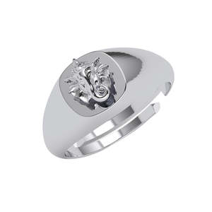 NOVAMART Fine Boho Men's Geometric Oval Cut 925 Sterling <b>Silver</b> <b>Statement</b> <b>Ring</b>-Fine Jewelry Wholesale Export - Product Image 1