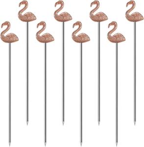 ไม้จิ้มผลไม้ทำจากสแตนเลสใช้ซ้ำได้สำหรับงานปาร์ตี้และงานค็อกเทลทำจากโลหะ - Product Image 5