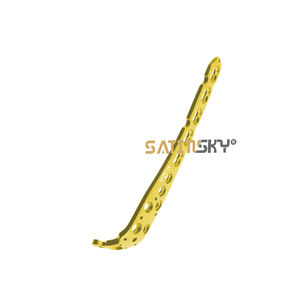 Plaques de fixation tibiales distales 4,0 mm en titane, plaque osseuse orthopédique 184,0 mm, 13 trous, haute qualité, pour chirurgie vétérinaire manuelle - Product Image 3