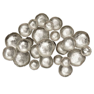Fabulosa placa de aluminio en colgador decoración de pared con diseño desigual oro boda fiesta pared arte pared acentos artesanías a granel - Product Image 4