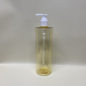 ขวดปั๊มพลาสติก PET ใสสีเหลืองรูปทรงกระบอก500มล.-24มม.-40กรัมสำหรับแชมพูและครีมนวดผมสำหรับโรงงานเวียดนาม - Product Image 5