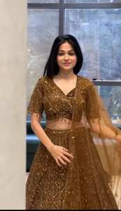 Meilleur prix compétitif pour la dernière collection de nouveaux travaux de séquence Lehenga Choli Soft Net Origine indienne et pakistanaise Inde directe - Product Image 5