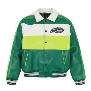 แจ็กเก็ตหนังสำหรับผู้ชายเสื้อแจ็คเก็ตหนังแฟชั่นสำหรับผู้ชายใหม่ล่าสุดสั่งติดฉลากได้ตามต้องการ - Product Image 2