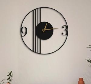 Stylish Finish Iron <b>Wall</b> <b>Clock</b> For Modern Living Space Enhancing Interior With Elegant Time Display - Product Image 4